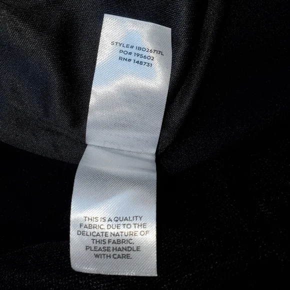 NWOT Lulus Elegant Indication Black Mesh Pearl One-Shoulder Midi Dress Sz L - Picture 8 of 15